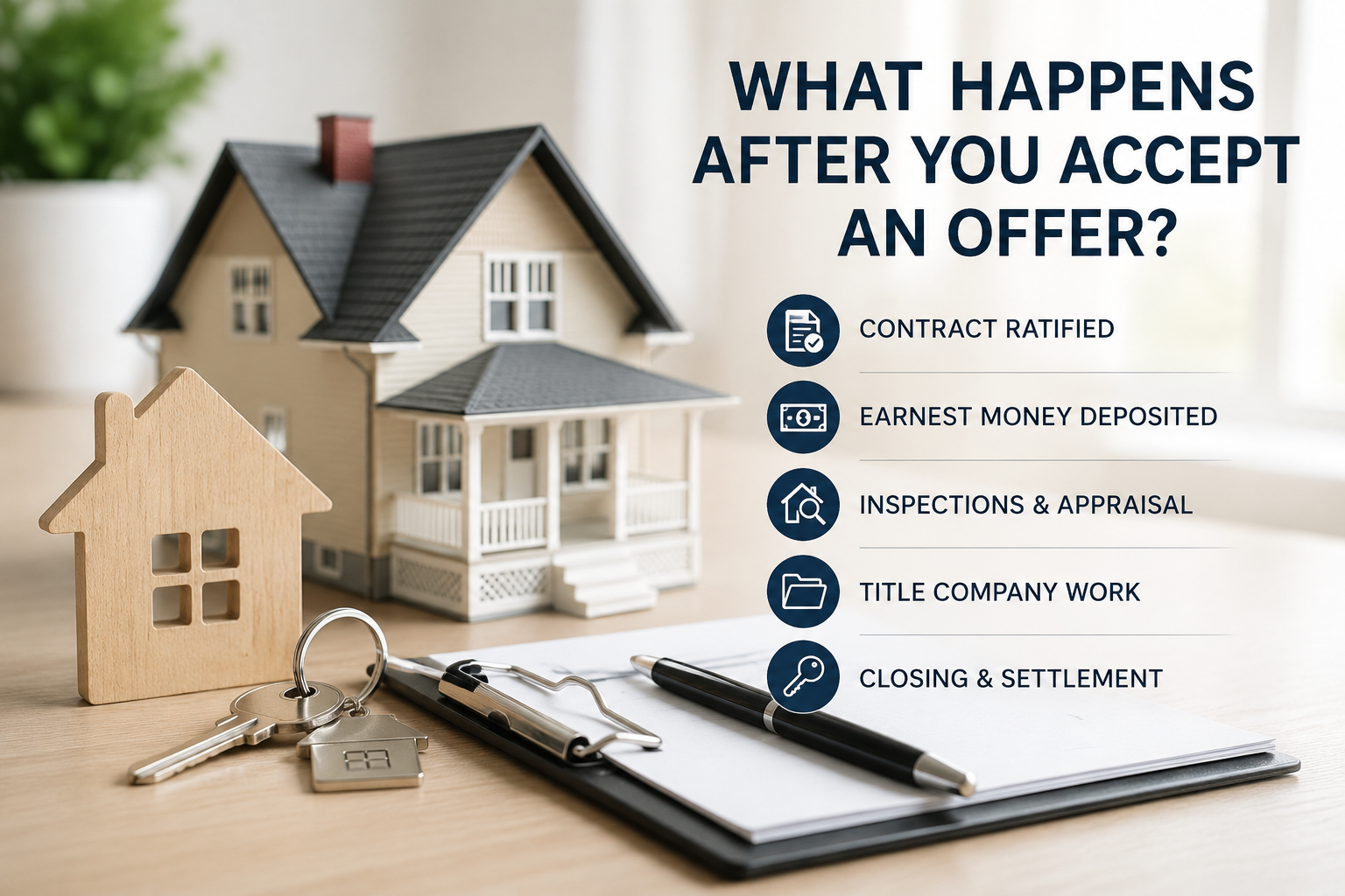 What happens after you accept an offer?